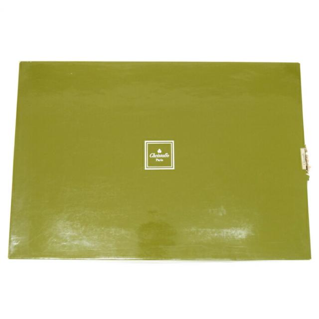 【ABランク】 クリストフル CHRISTOFLE RECTANGULARE TRY 3.11kg シルバー メッキ 42 00 500 プレート トレー 食器 レディース メンズ シルバー 正規品 中古 mbn26004