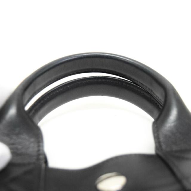 【Bランク】 エルメス HERMES フールトゥ PM エヴァーカーフ (レザー) SV金具 □E刻印 (2001年) ハンドバッグ ノワール (ブラック) 正規品 中古 mbn28001_10