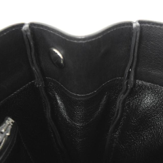 【Bランク】 エルメス HERMES フールトゥ PM エヴァーカーフ (レザー) SV金具 □E刻印 (2001年) ハンドバッグ ノワール (ブラック) 正規品 中古 mbn28001_16