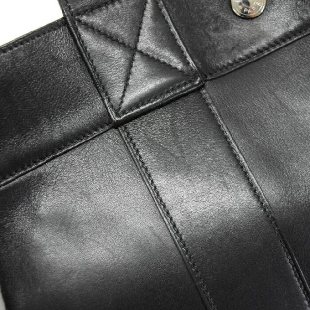 【Bランク】 エルメス HERMES フールトゥ PM エヴァーカーフ (レザー) SV金具 □E刻印 (2001年) ハンドバッグ ノワール (ブラック) 正規品 中古 mbn28001_7