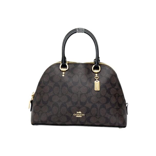 ABランク】 コーチ COACH ケイシー サッチェル PVC / レザー 