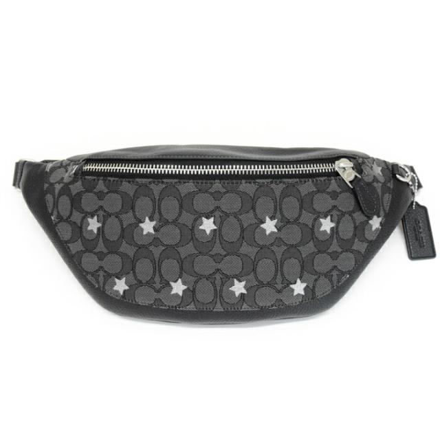 Aランク】 コーチ COACH ワーレン ベルト バッグ シグネチャー ジャ