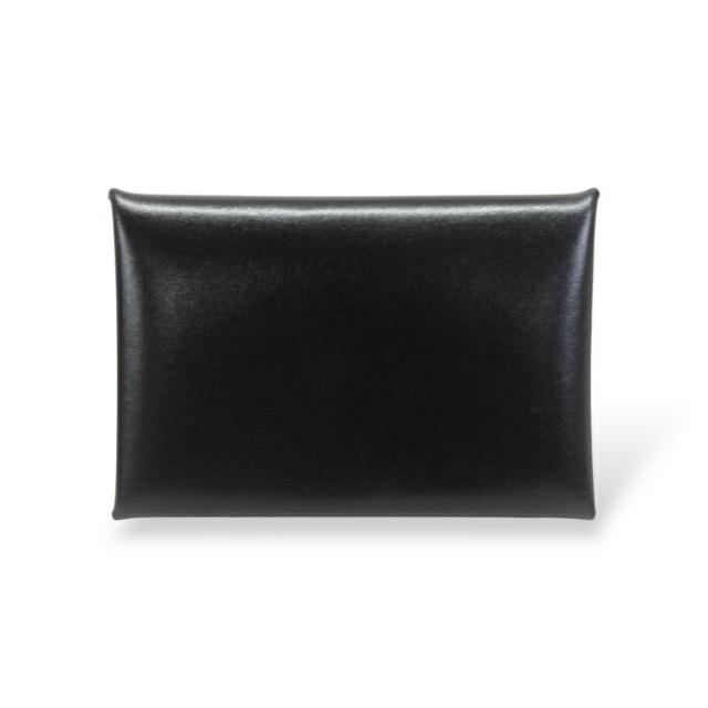 SAランク】 エルメス HERMES カルヴィ ボックスカーフ (レザー) SV金具