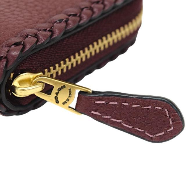SAランク】 コーチ COACH スモール ジップ アラウンド カード ケース