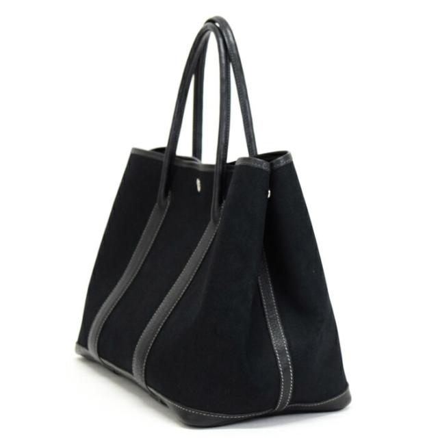 HERMES ガーデンパーティPM トートバッグ キャンバス レディース 