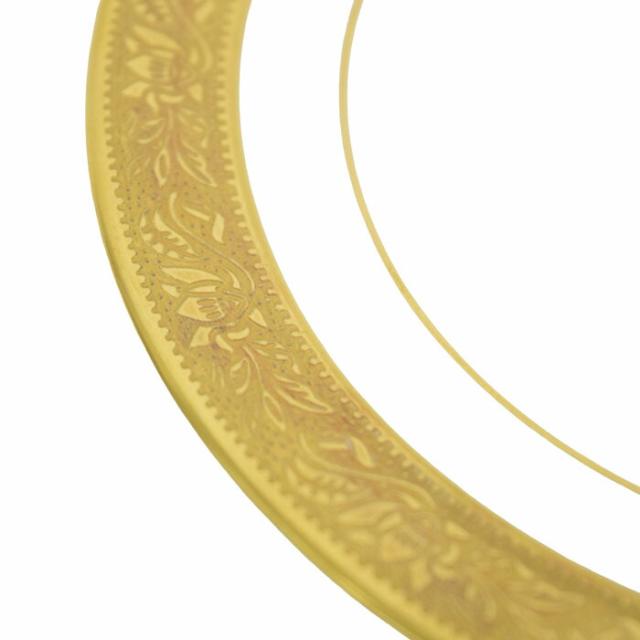 【ABランク】 ウェッジウッド WEDGWOOD アスコット (ASCOT) デザートプレート 11点 ボーンチャイナ (陶器) 金彩 イギリス製 廃盤品 黒壺 レディース メンズ ホワイト / ゴールド 正規品 中古 mbm07021