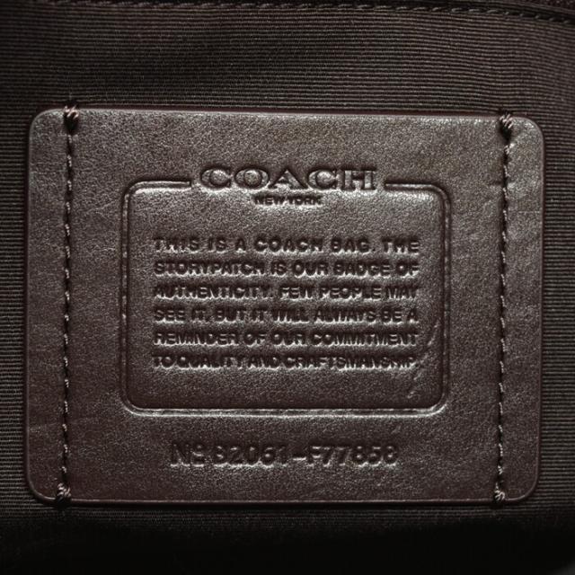 ABランク】 コーチ COACH ハミルトン ポートフォリオ ブリーフ PVC