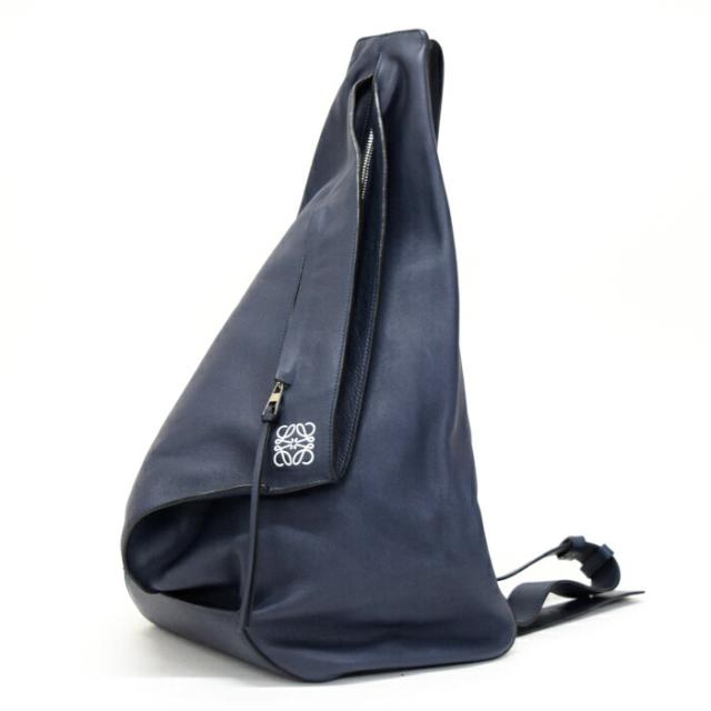 ABランク】 ロエベ LOEWE アントン スリング ソフトグレインカーフ 