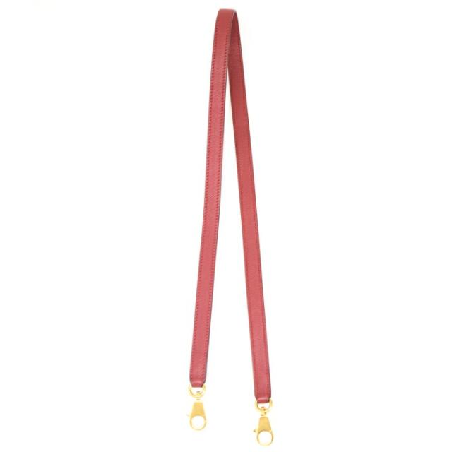 【ABランク】 エルメス HERMES ショルダーストラップ バンドリエール クシュベル (レザー) GD金具 □C刻印 (1999年) バッグ アクセサリー ケリー ボリード 交換用 ルージュヴィフ (レッド) 正規品 中古 mbq26002_2