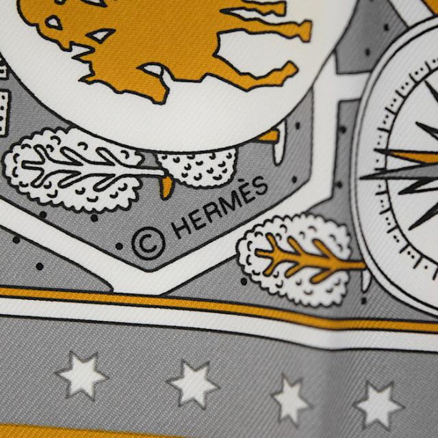 Nランク】 エルメス HERMES スカーフ カレ 55 シルク 100% LES
