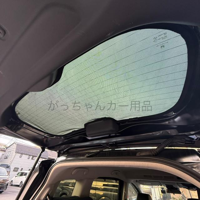 HONDA ホンダ FREED フリード用 メッシュサンシェード フロントドア リアドア 3列目 リアガラス 7枚セット マグネット サンシェード サイド メッシュ 車 プライバシー保護 磁石貼付 反射 遮光 遮熱 着脱簡単 日よけ 紫外線対策 アウトドア レジャー_12
