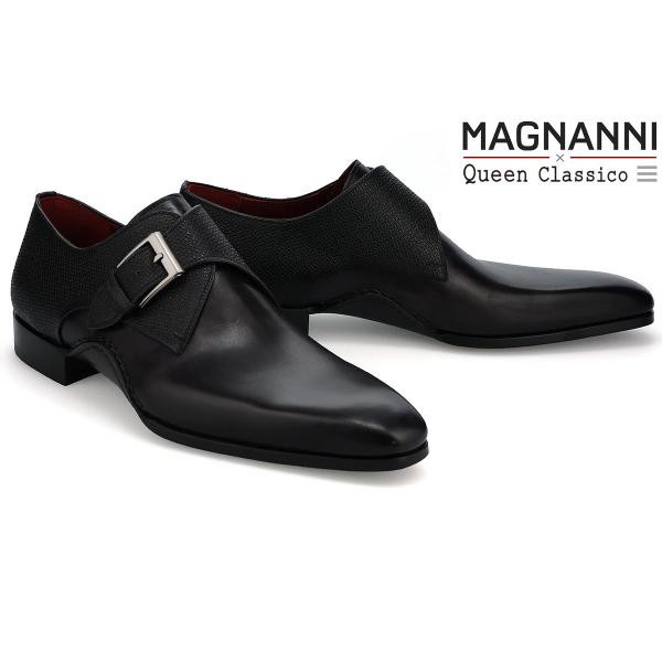 【クインクラシコオリジナルモデル】 マグナーニ メンズ ドレスシューズ ミクストメディア シングルモンク スペイン製 MAGNANNI 23040の通販はその他ビジネス・ドレスシューズ