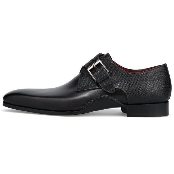 【クインクラシコオリジナルモデル】 マグナーニ メンズ ドレスシューズ ミクストメディア シングルモンク スペイン製 MAGNANNI 23040の通販は