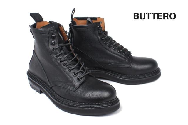 BUTTERO ブッテロ　ブーツ　ブラック BUTTERO ブッテロ ブーツ ブラック