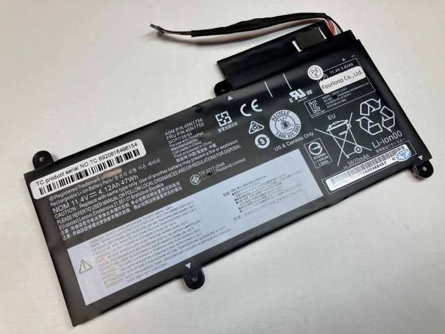 【純正】Thinkpad e450(20dd) 11.1V 47Wh lenovo ノート PC ノートパソコン 純正 交換バッテリーPCバッテリー