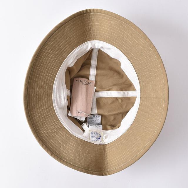 orslow / US NAVY HAT (03-001) オアスロウ ユーエスネイビー ハット 全5色 (DENIM ONE WASH・HICKORY STRIPE・KHAKI・REVERSE SATEEN GREEN・HERRINGBONE GREEN)_9