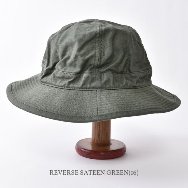 orslow / US NAVY HAT (03-001) オアスロウ ユーエスネイビー ハット 全5色 (DENIM ONE WASH・HICKORY STRIPE・KHAKI・REVERSE SATEEN GREEN・HERRINGBONE GREEN)_10