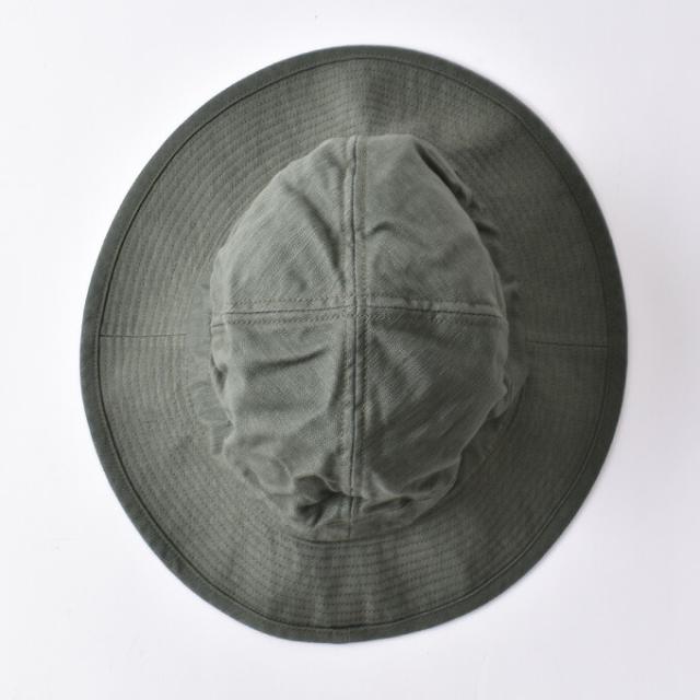 orslow / US NAVY HAT (03-001) オアスロウ ユーエスネイビー ハット 全5色 (DENIM ONE WASH・HICKORY STRIPE・KHAKI・REVERSE SATEEN GREEN・HERRINGBONE GREEN)_11