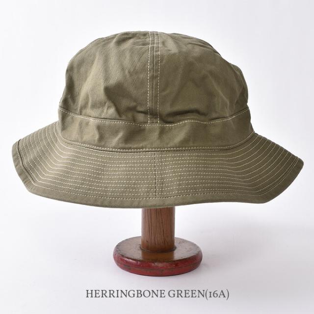orslow / US NAVY HAT (03-001) オアスロウ ユーエスネイビー ハット 全5色 (DENIM ONE WASH・HICKORY STRIPE・KHAKI・REVERSE SATEEN GREEN・HERRINGBONE GREEN)_13