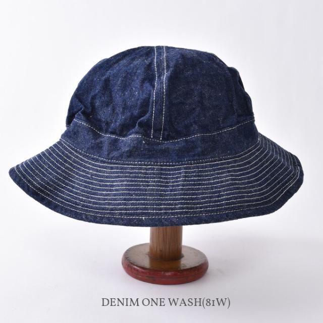 orslow / US NAVY HAT (03-001) オアスロウ ユーエスネイビー ハット 全5色 (DENIM ONE WASH・HICKORY STRIPE・KHAKI・REVERSE SATEEN GREEN・HERRINGBONE GREEN)_1