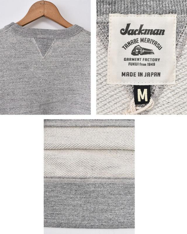 Jackman / JM7292 GG Sweat Crewneck ジャックマン / GGスウェットクルーネック 全8色_11