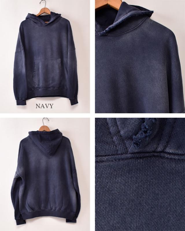 MOOJIMOOJI / OVERSIZED CROP HOODIE AGED ムージームージー / オーバーサイズ クロップ フーディー エイジド パーカー 全9色_3