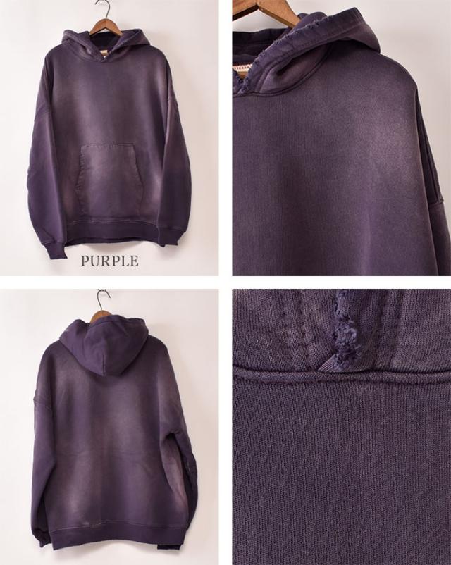 MOOJIMOOJI / OVERSIZED CROP HOODIE AGED ムージームージー / オーバーサイズ クロップ フーディー エイジド パーカー 全9色_6