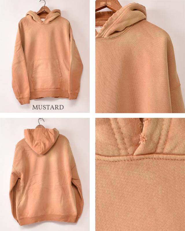 MOOJIMOOJI / OVERSIZED CROP HOODIE AGED ムージームージー / オーバーサイズ クロップ フーディー エイジド パーカー 全9色_7