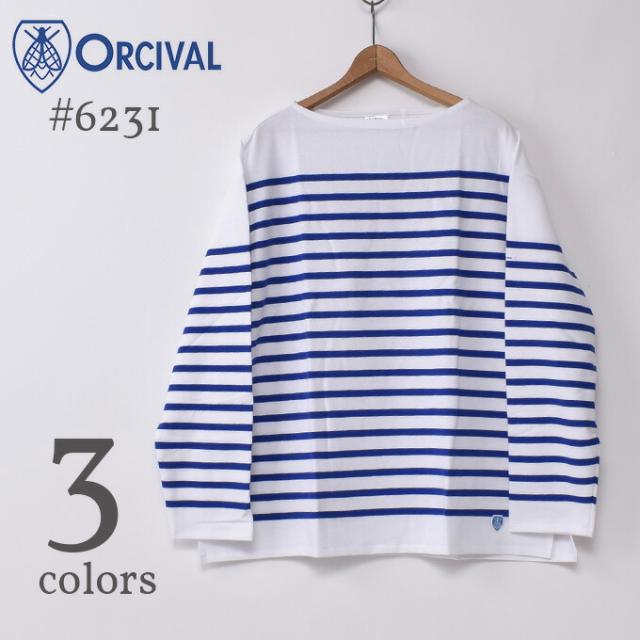 ★30％OFF SALE！オーシバル / ボートネックロングスリーブ (リラックスフィット)