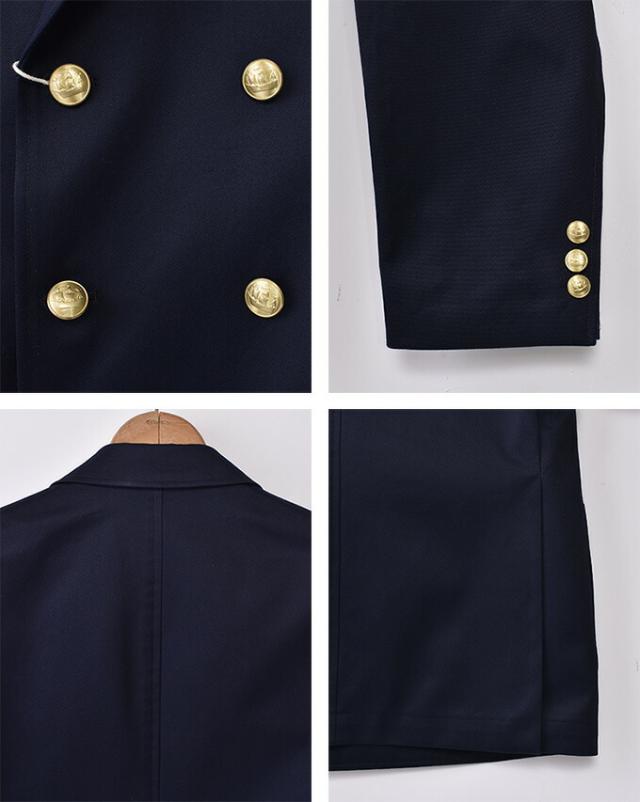 ディーシーホワイト / ウエストポイントブレザー ダブル 紺ブレ