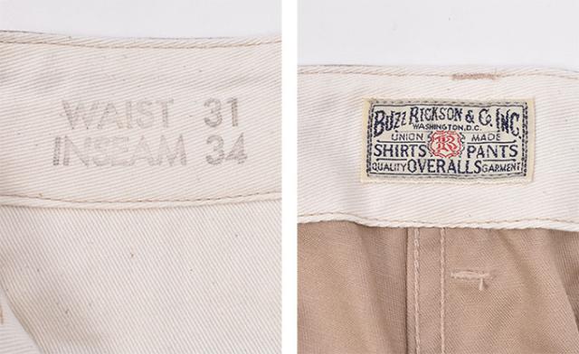 BUZZRICKSONS / ORIGINAL SPEC. CHINOS (BR40025A 01BEG) / BEIGE 
