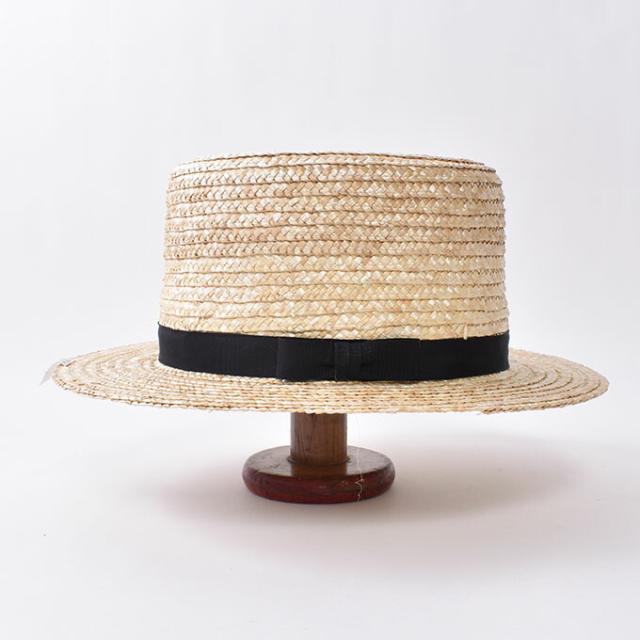FLYING CLOUD HATS BY AMISH / STRAW HAT WITH RIBBON AND BOW フライングクラウドハット / アーミッシュハット パナマハット パナマ帽 麦わら帽 ストローハット_2