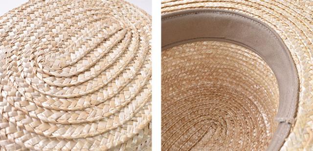 FLYING CLOUD HATS BY AMISH / STRAW HAT WITH RIBBON AND BOW フライングクラウドハット / アーミッシュハット パナマハット パナマ帽 麦わら帽 ストローハット_5