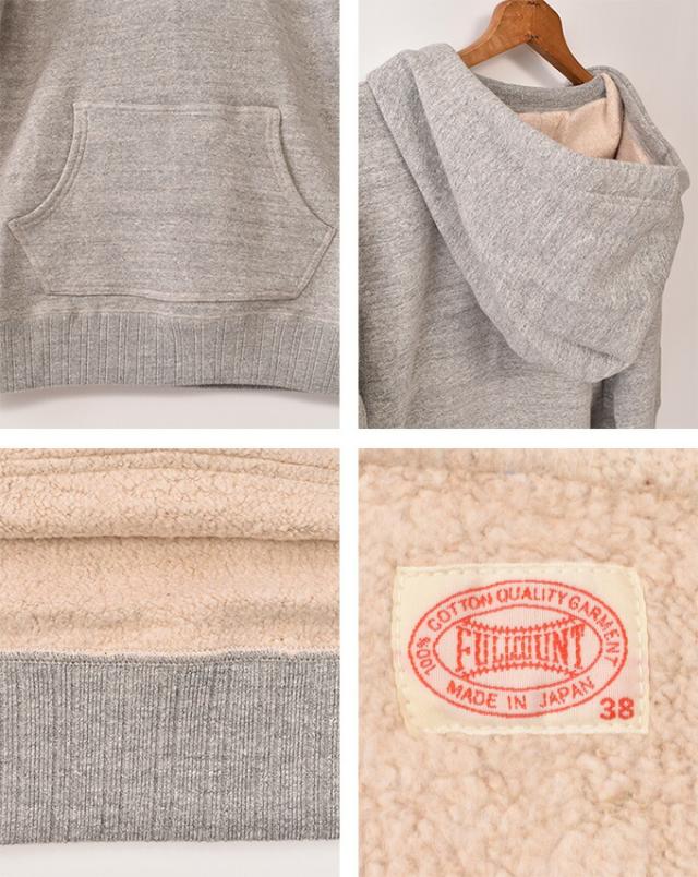 FULLCOUNT / 3745 After Hood Sweat Shirt Mother Cotton フルカウント / 3745 アフターフード マザーコットン スウェット パーカー 後付けパーカー 全4色_10