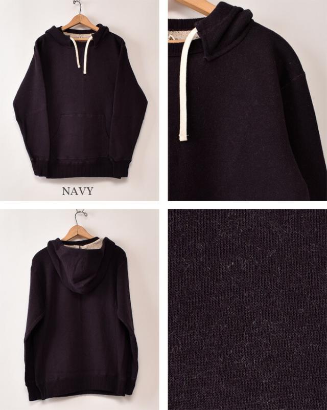 FULLCOUNT / 3745 After Hood Sweat Shirt Mother Cotton フルカウント / 3745 アフターフード マザーコットン スウェット パーカー 後付けパーカー 全4色_6