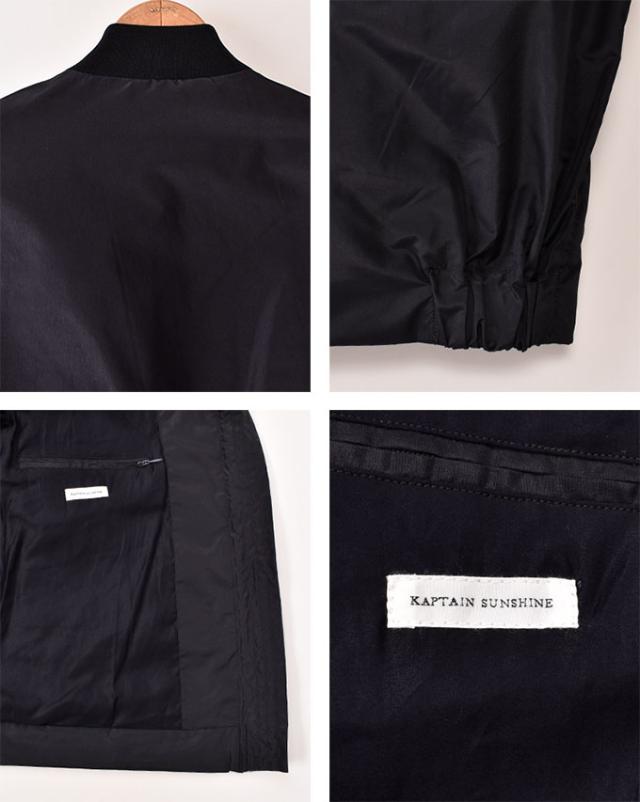 KAPTAIN SUNSHINE / N-Wep Zip Jacket (KS26SJK06) / BLACK キャプテンサンシャイン / ウェップジップジャケット / ブラック_5