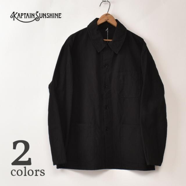★20％OFF SALE！ KAPTAIN SUNSHINE / Gaba. Work Shirt Jacket (KS26SJK26) キャプテンサンシャイン / ギャバ.ワークシャツジャケット 全2色