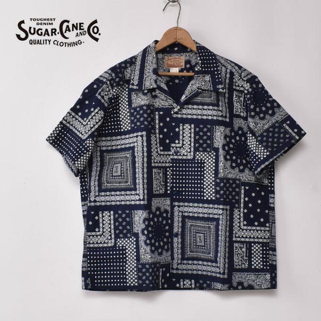 ★30％OFF SALE！シュガーケーン / オープンシャツ / ネイビー