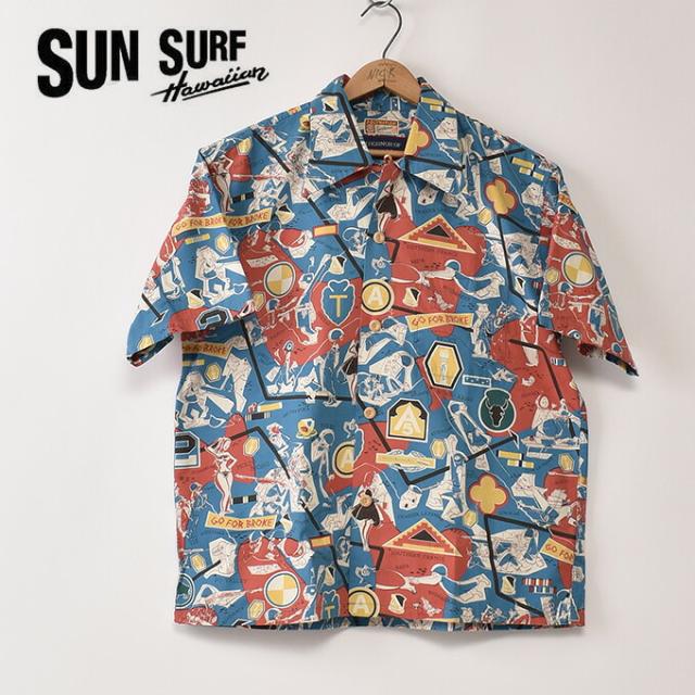 東洋エンタープライズ / サンサーフ / Lot No. SS39676 / スペシャルエディション アロハシャツ SUN SURF / SPECIAL EDITION “442nd” (SHORT SLEEVE) / 128) NAVY