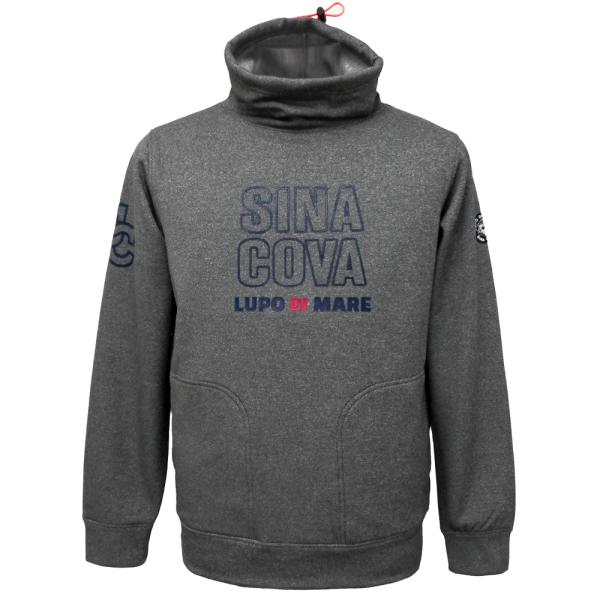 30％OFF 秋冬 シナコバ 裏起毛 スヌードトレーナー グレー TR*0123250030170