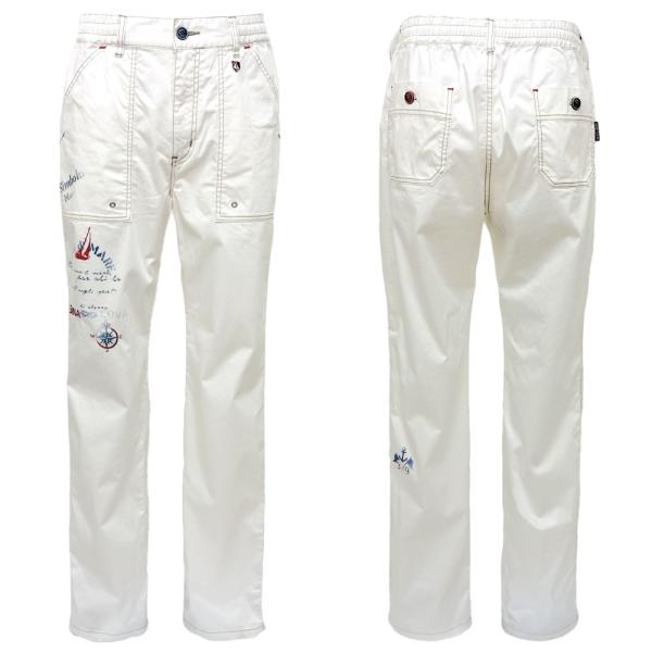 30%OFF 2024春夏新作 シナコバ イージーパンツ(マリンパンツ) 白 M L LL PA*0124115310110の通販はその他パンツ・ボトムス