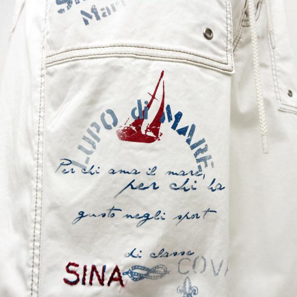 30%OFF 2024春夏新作 シナコバ イージーパンツ(マリンパンツ) 白 M L LL PA*0124115310110の通販は