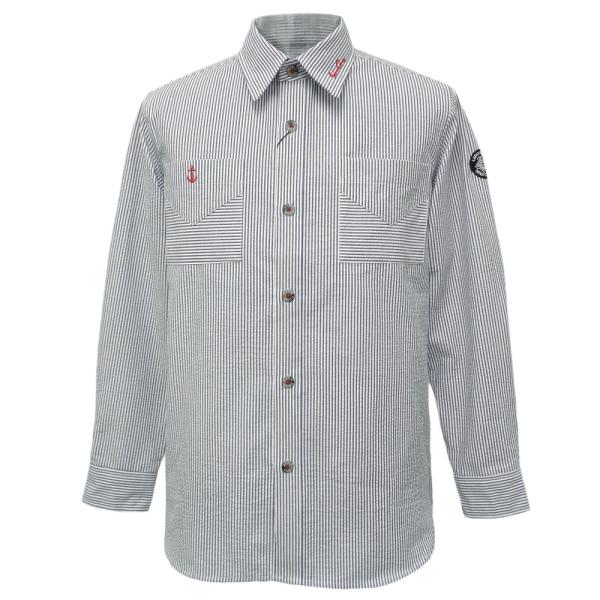 30%OFF 2024春夏 シナコバ 綿サッカー CPOシャツジャケット (紺系) M L LL JK*0124133050920の通販は