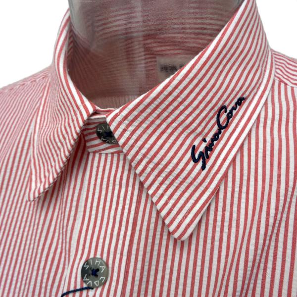 30%OFF 2024春夏 シナコバ 綿サッカー CPOシャツジャケット アカ系  JK*0124133050960の通販は