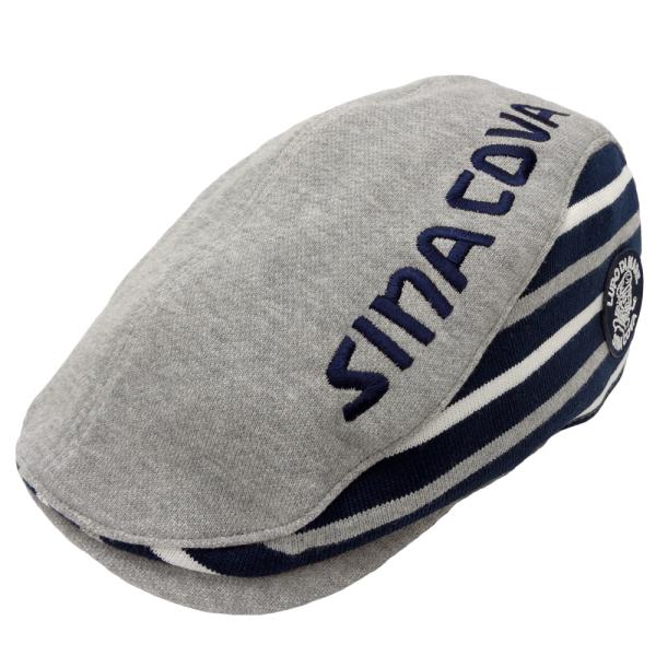 【sale除外】シナコバ 裏毛×ボーダー天竺 ハンチングキャップ (グレー系) GD*0124277720910の通販は 11,011円