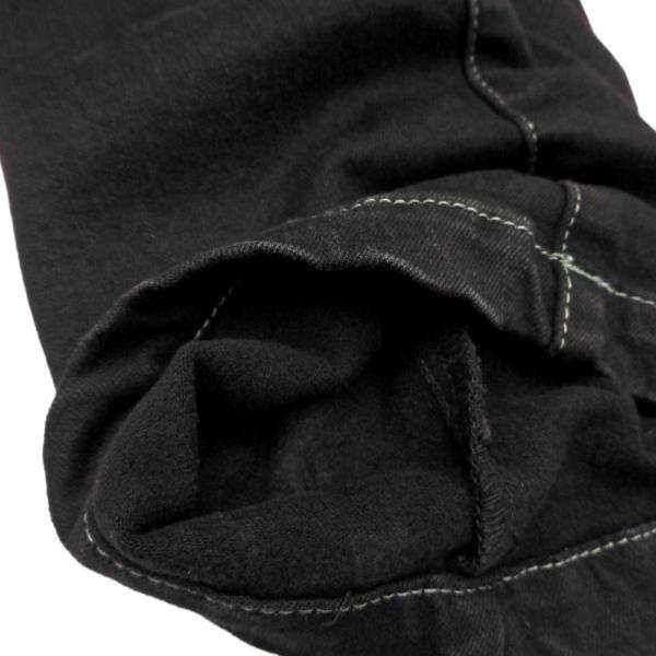 40%OFF 秋冬 カステルバジャック 裏起毛 モノグラム×のびのび柔らかジーンズ  黒  PA*02721344010499の通販は