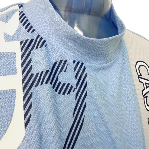 40%OFF 春夏 カステルバジャック 吸汗速乾UVカット ハイネック半袖 Tシャツ ブルー系 TS*02723327210853 40%OFF 春夏 カステルバジャック 吸汗速乾UVカット ハイネック半袖 Tシャツ ブルー系 TS*02723327210853