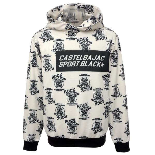 30%OFF 2024秋冬 新作 カステルバジャック ロゴ×くま総柄フード付きトレーナー オフホワイト  TR*02723437015301の通販は 18,234円