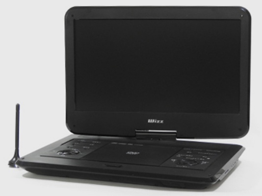 地デジ対応　ポータブルDVDプレーヤー　Wizz WPD-T1480 14インチ ダイニチ電子 WPBC1410 14型 ブルーレイディスク／DVDプレーヤー