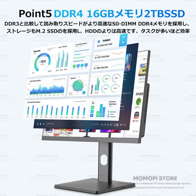 ビジネスに最適☆Office付き☆3年保証】一体型pc タッチパネル